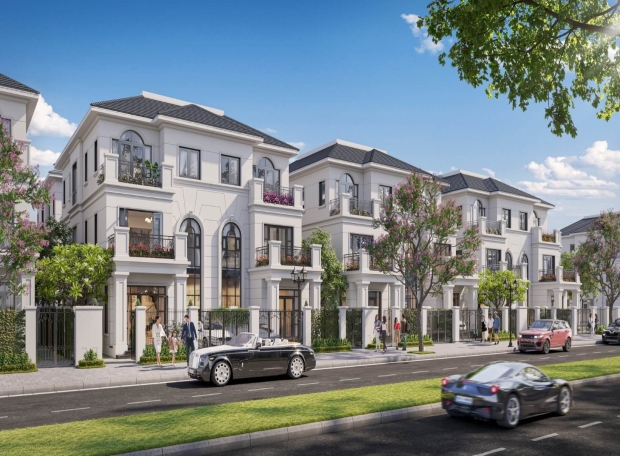 Thiết kế biệt thự song lập Taseco Mê Linh