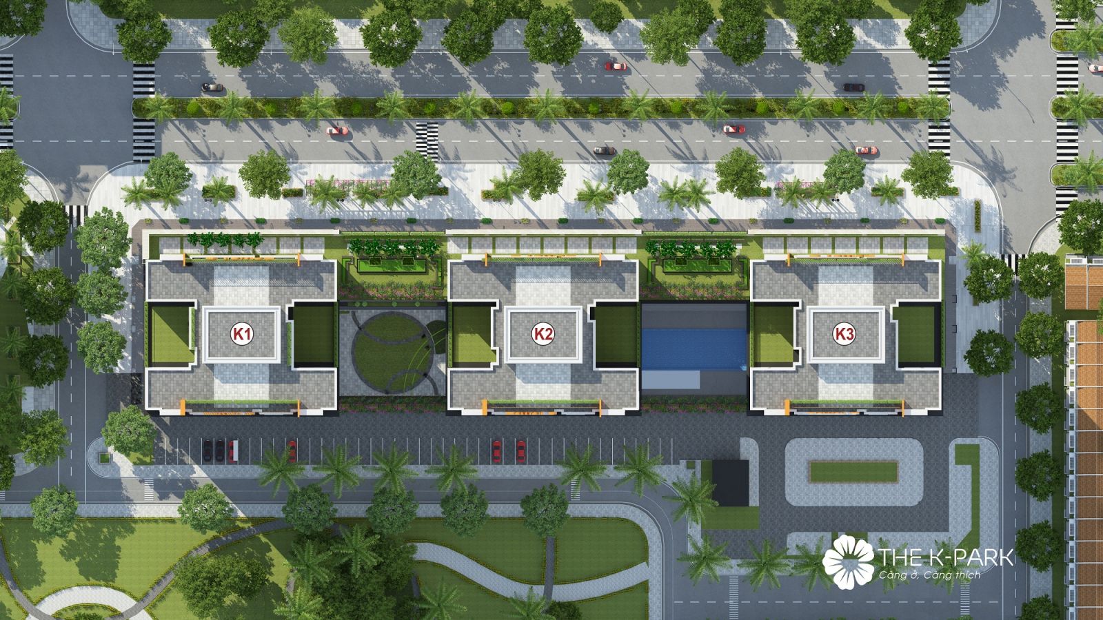 mặt bằng the k park văn phú
