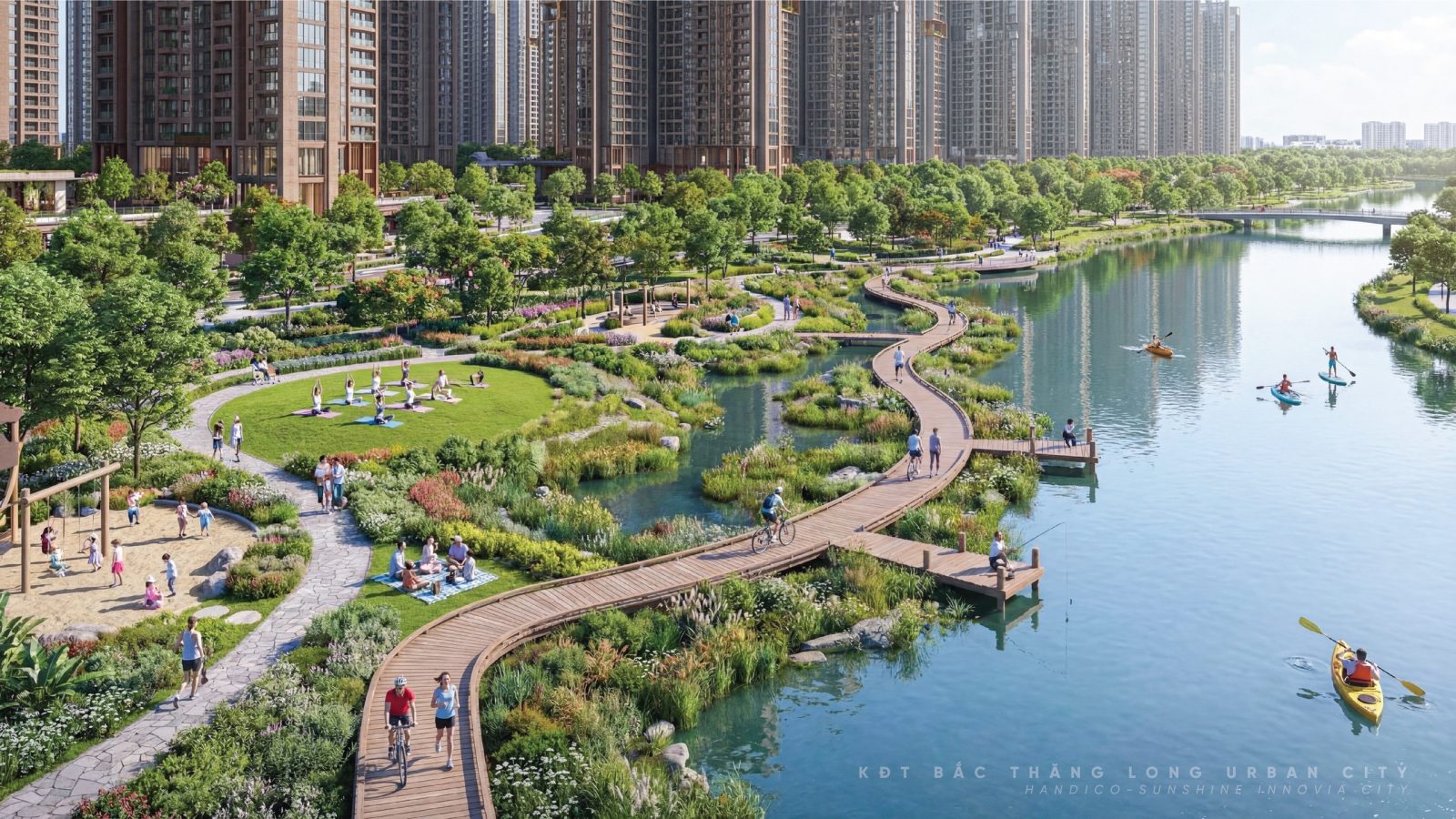 Biệt thự đơn lập Bắc Thăng Long Urban City