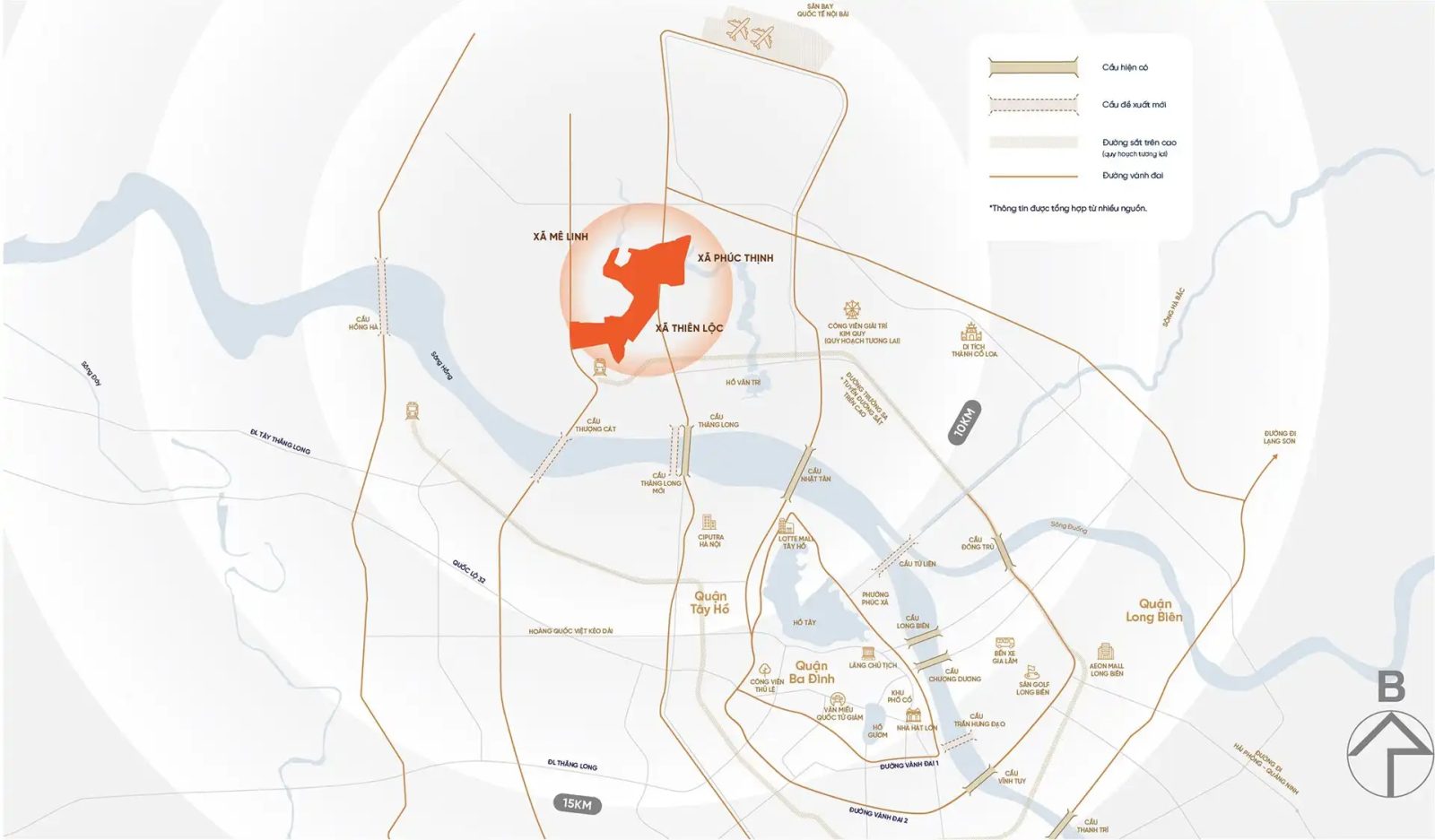 VỊ TRÍ KĐT BẮC THĂNG LONG URBAN CITY
