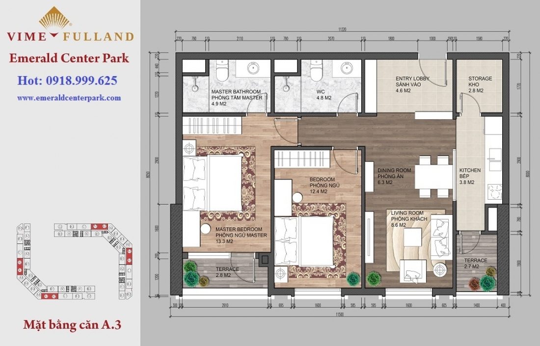 Dự án chung cư Emerald Center Park - CT8 Mỹ Đình